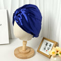 Double-Layer Adjustable Satin Imitation Silk Hair Care Cap