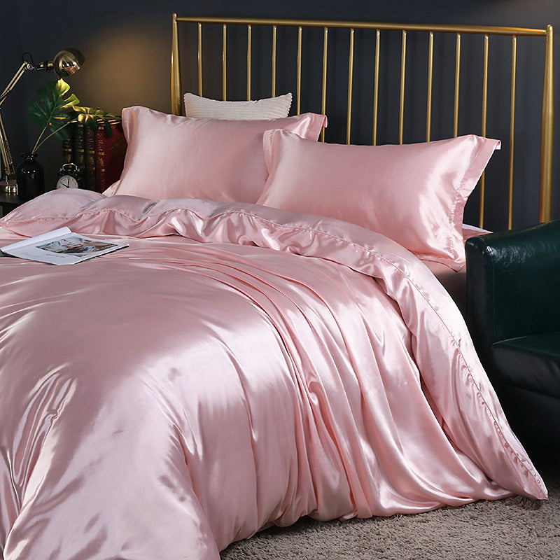 Silk bed cover