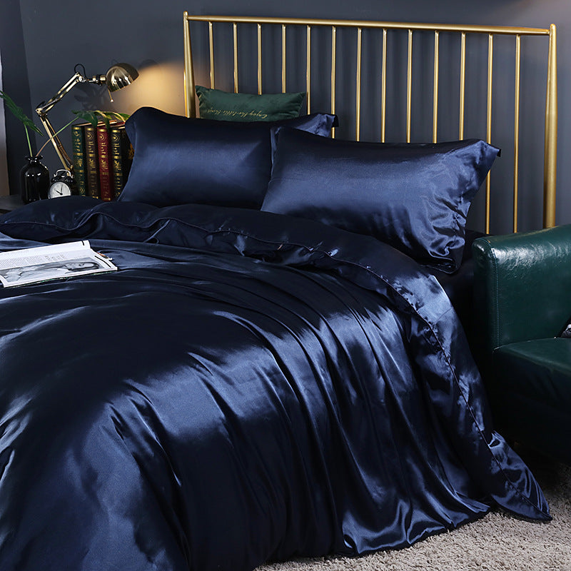 Silk bed cover
